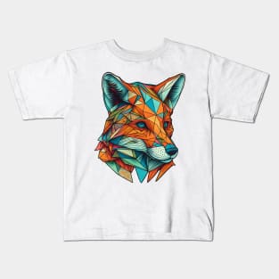 Geometric fox Kids T-Shirt